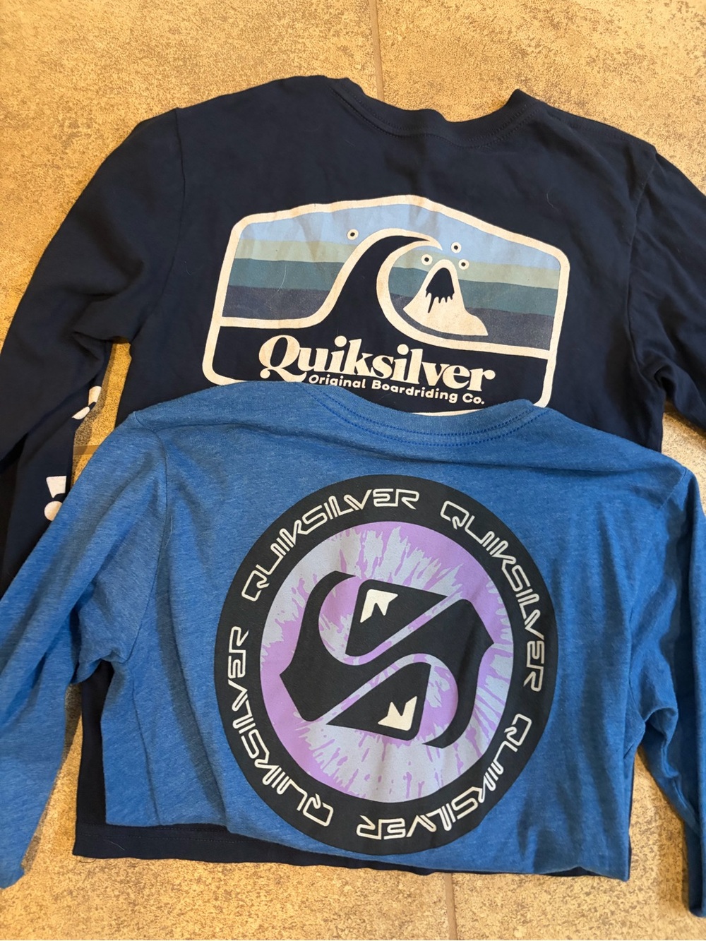 Quiksilver Kids Long Sleeve Graphic Tees Medium Boys